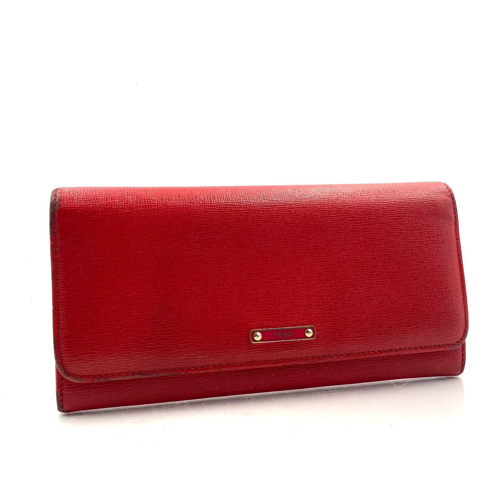 FENDI フェンディ ロゴプレート 長財布 ロングウォレット 二つ折り