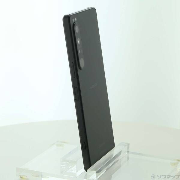 中古品〕 Xperia 1 IV 256GB ブラック SO-51C docomo SIMフリー【297
