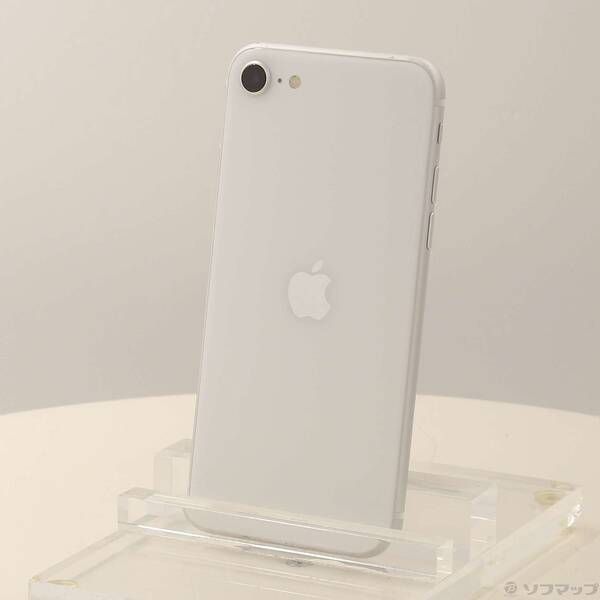 送料無料，定番 〔中古品〕 iPhone SE 第2世代 64GB ホワイト MHGQ3J／A SIMフリー【262】 スマートフォン本体