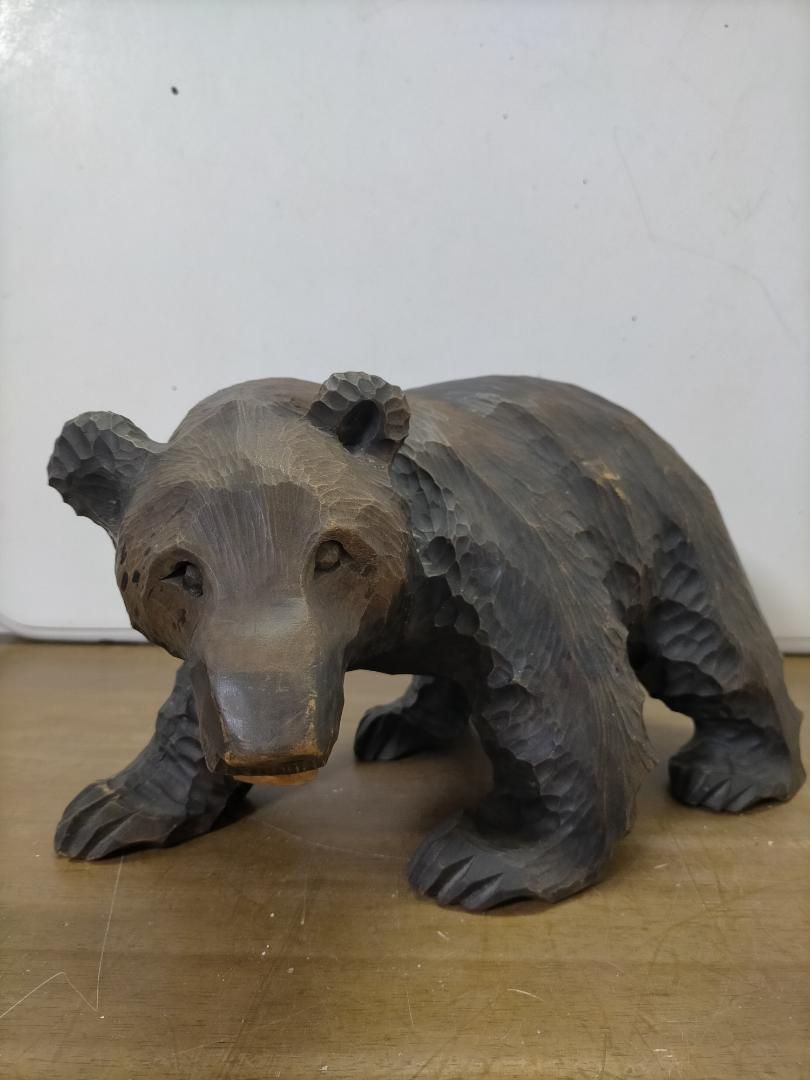 アイヌ 風俗 熊 木彫り 郷土玩具民芸品 工芸品 北海道 アイヌ民芸品