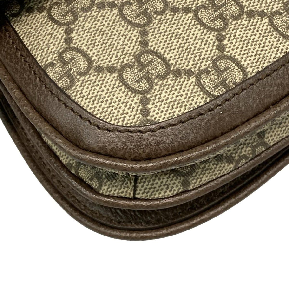 【美品✨】 グッチ GGスプリーム PVC ポーチ 小物入れ インターロッキング GUCCI（グッチ） バッグ メンズ GGスプリーム インターロッキングG