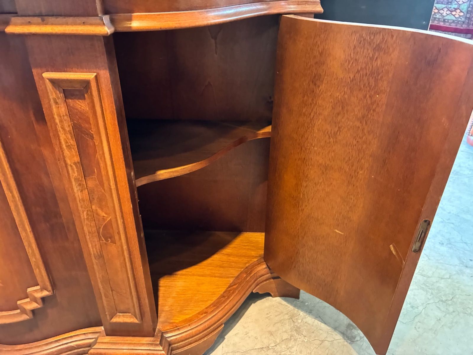 アンティーク/レトロ/サイドボード/キャビネット/コンソール/象嵌