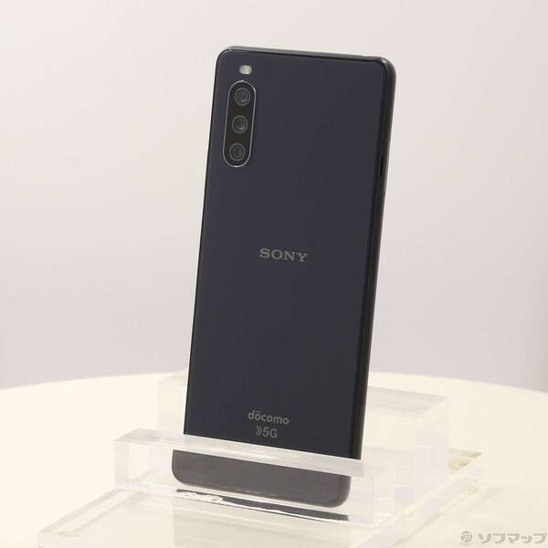 中古品〕 Xperia 10 III 128GB ブラック SO-52B docomoロック解除SIM