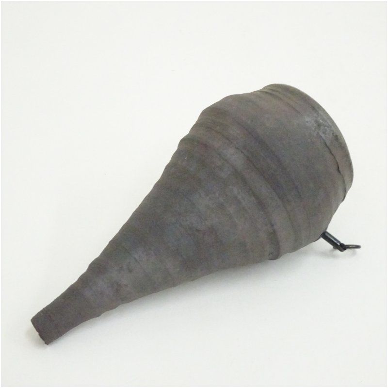 菰山窯 宮田豊造 南蛮みのむし掛花入（共箱） 花入れ 茶道 茶道具 花瓶