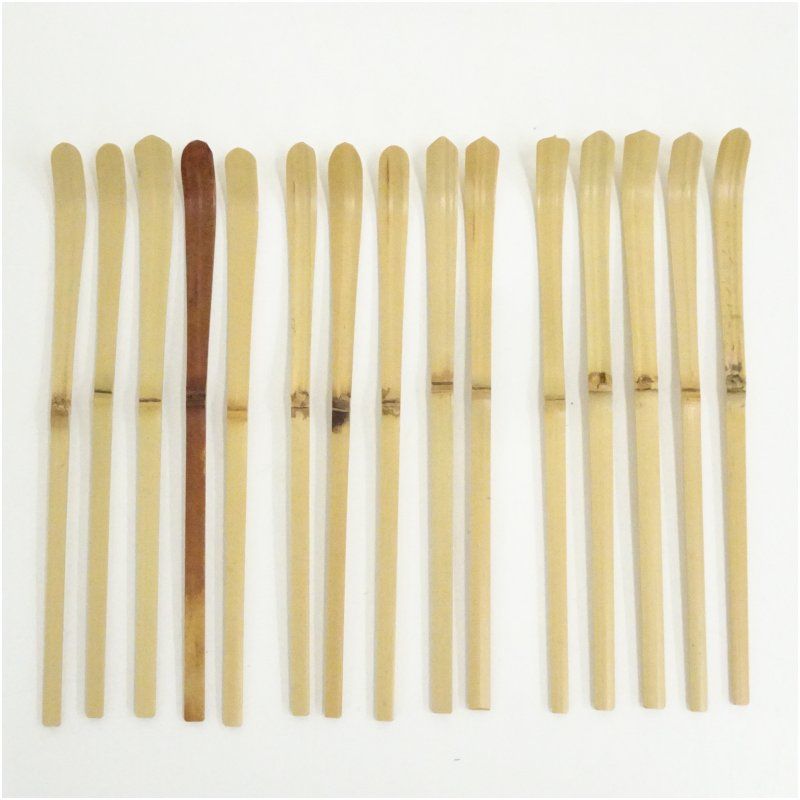 裏千家流歴代茶杓15本（箱付） 茶道 茶道具 おしゃれ 販売済み 抹茶 茶