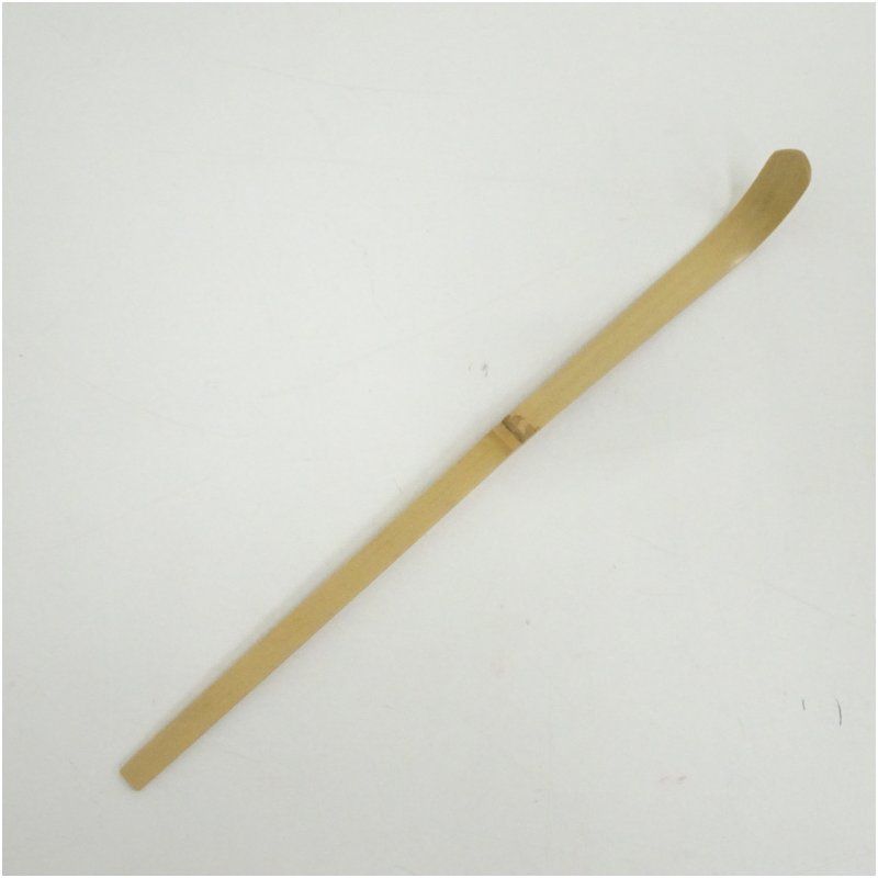 竹茶杓（銘：瑞音）（鎌倉龍口寺 新倉日立書付）（共箱） 茶道 茶道具