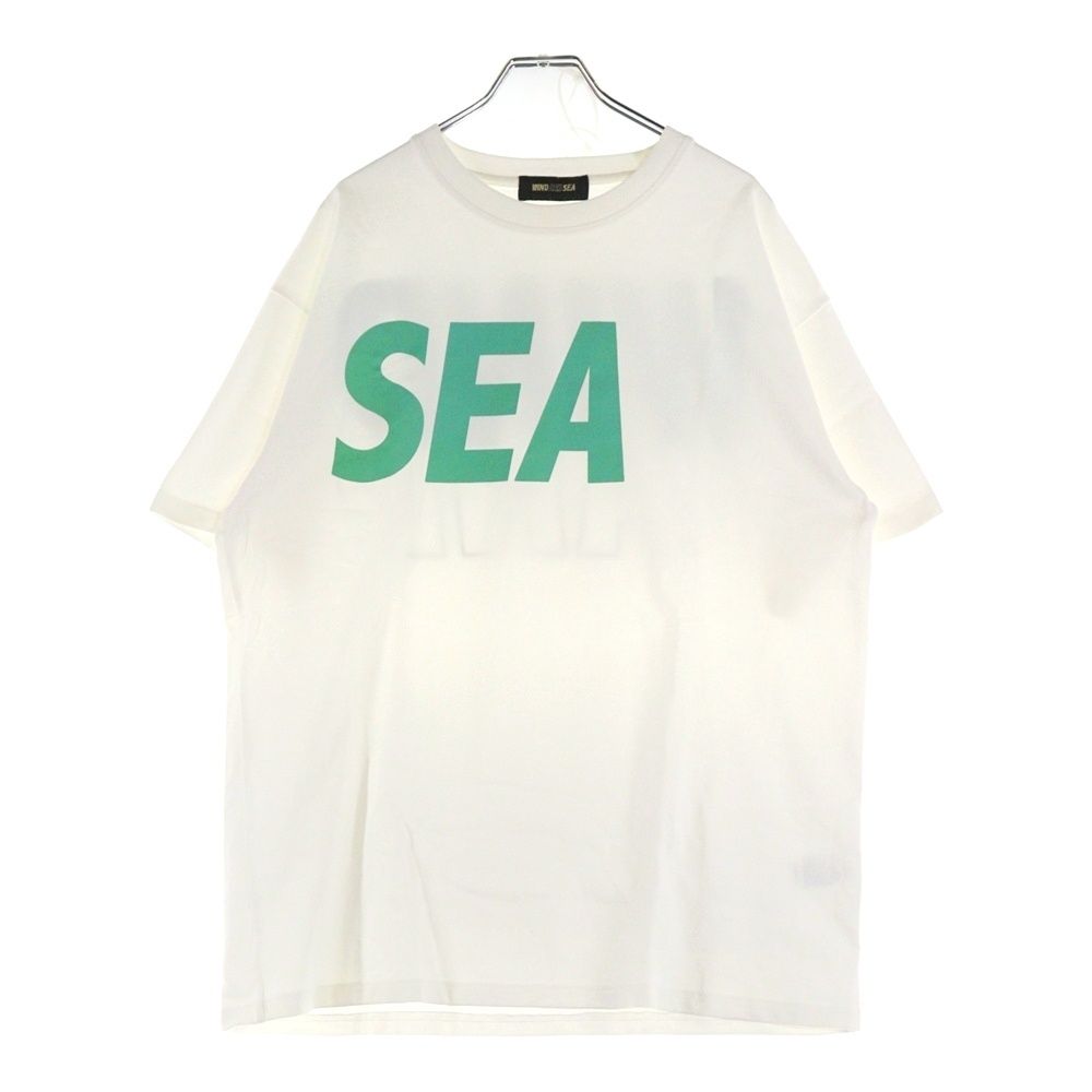 WIND AND SEA (ウィンダンシー) 22SS プリントロゴ半袖Tシャツ カットソー ホワイト WDS-SEA-22S-02