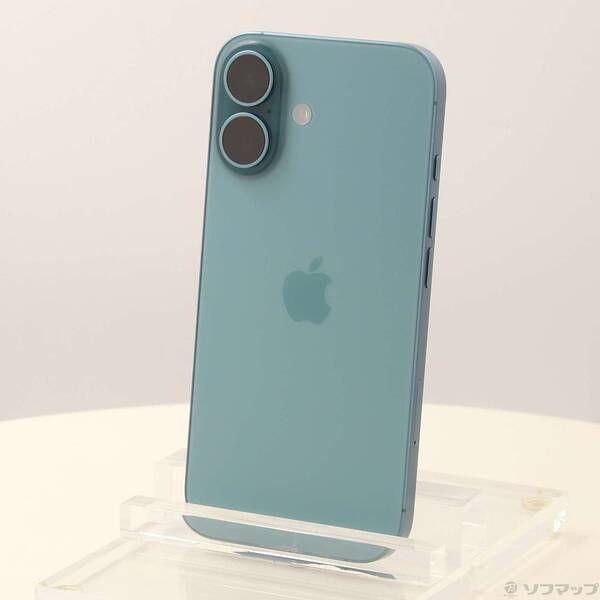  〔中古品〕 iPhone16 128GB ティール MYDV3J／A SIMフリー【368】 スマートフォン本体
