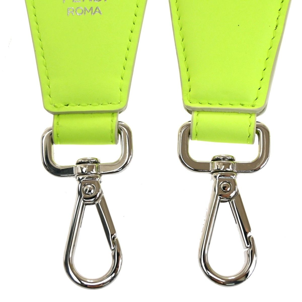 美品】FENDI フェンディ ストラップ ユー ショルダーストラップ 蛍光緑