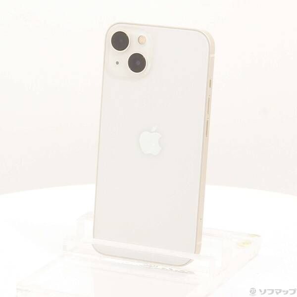 中古品〕 iPhone13 128GB スターライト MLND3J／A SIMフリー【297