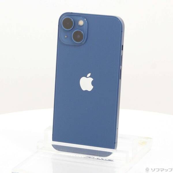 中古品〕 iPhone13 256GB ブルー MLNM3J／A SIMフリー【295】 スマホ