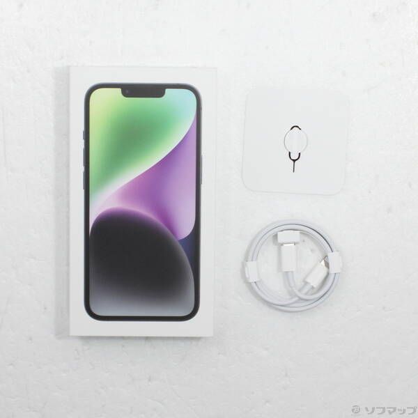 〔中古品〕 iPhone14 256GB ミッドナイト MPVW3J／A SIMフリー【352】