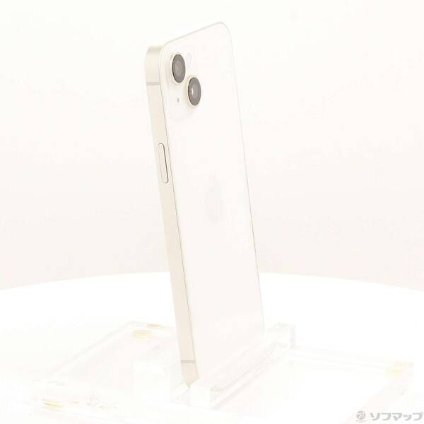 中古品〕 iPhone14 Plus 256GB スターライト MQ4L3J／A SIMフリー【198