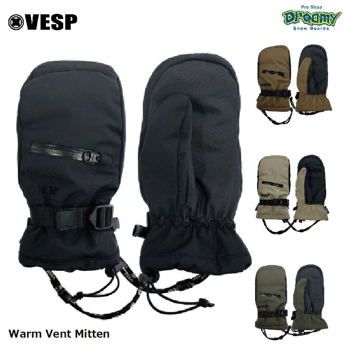 23 24 VESP べスプ Warm Vent Mitten ウォームベントミトン