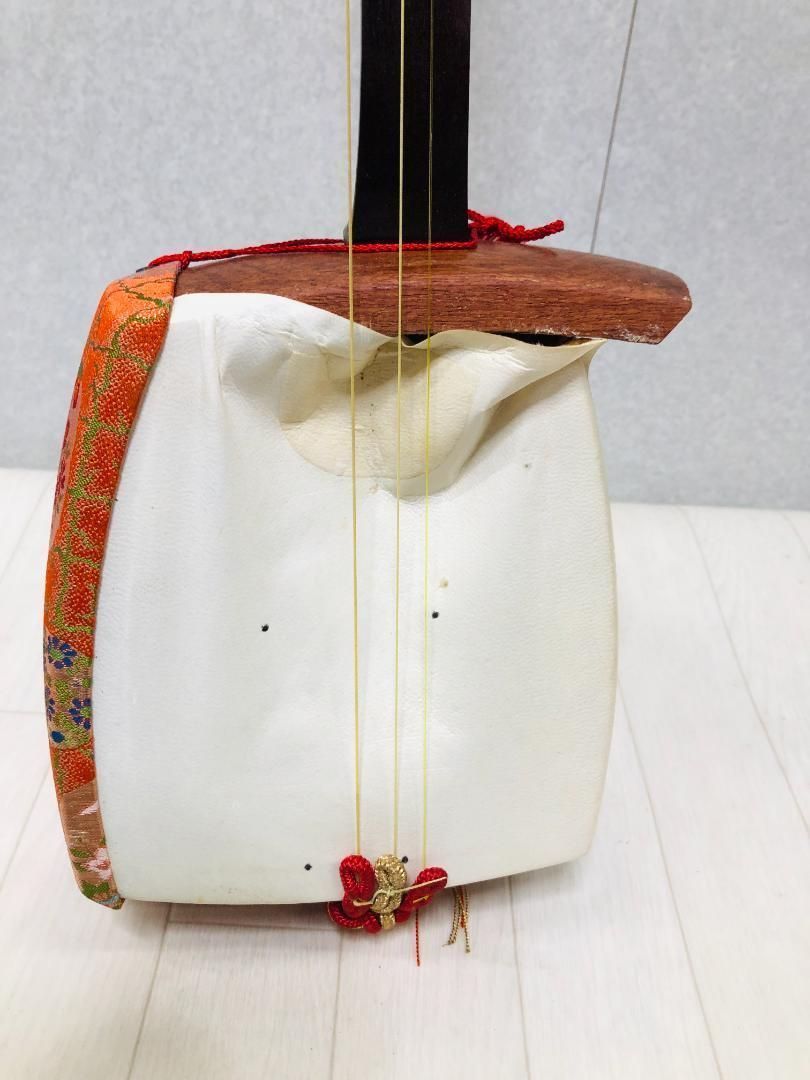 三味線 本体 紫檀 細棹 75078-2-003 - メルカリ