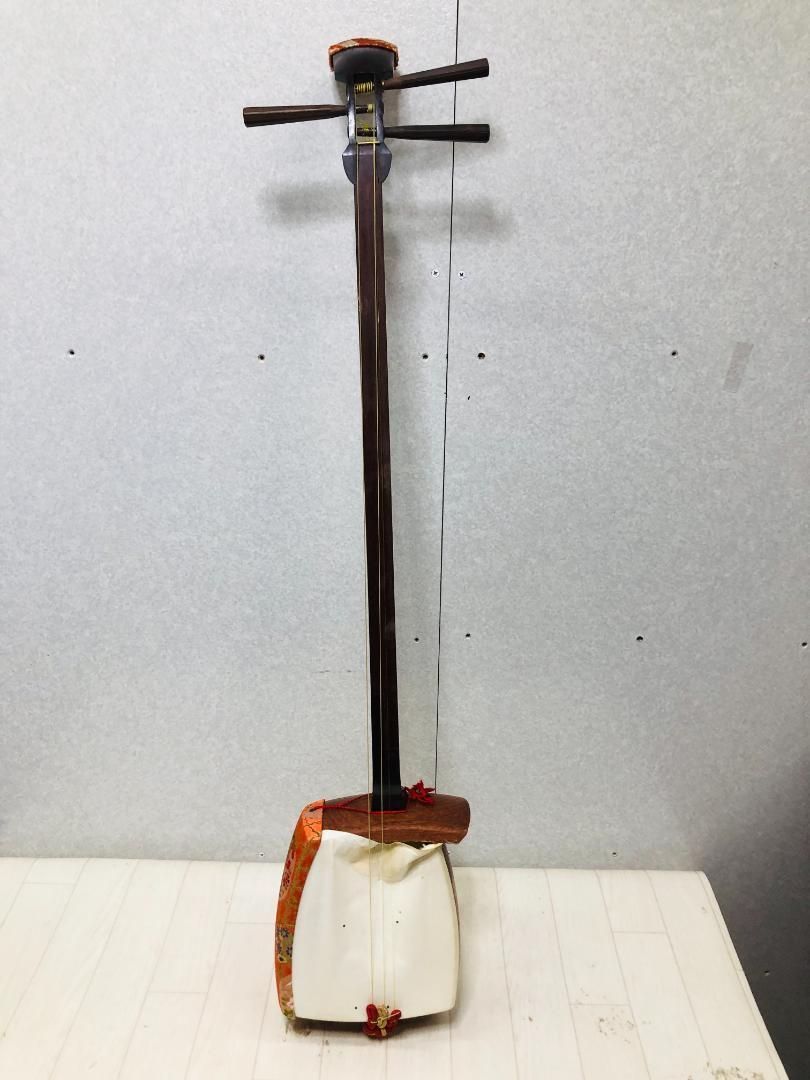 三味線 本体 紫檀 細棹 75078-2-003 - メルカリ