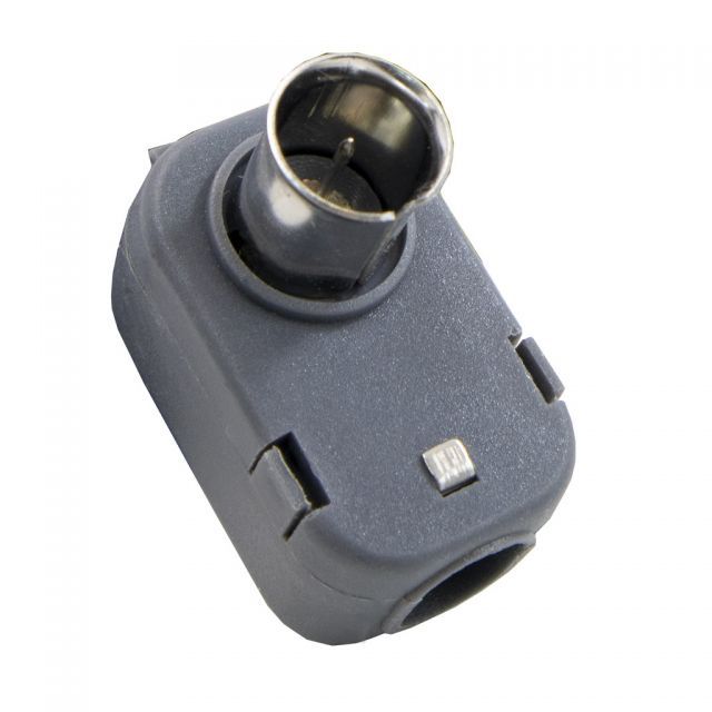 アンテナプラグ ワンタッチ 75Ω グレー 簡易包装品