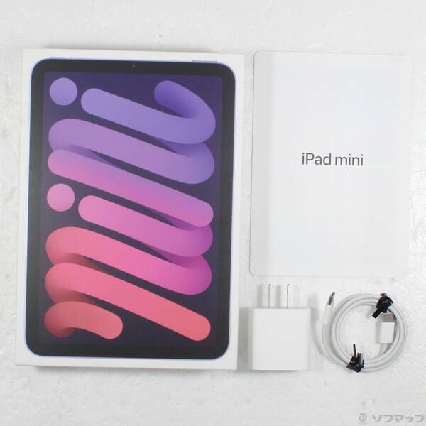 中古品〕 iPad mini 第6世代 64GB パープル MK7R3J／A Wi-Fi【262