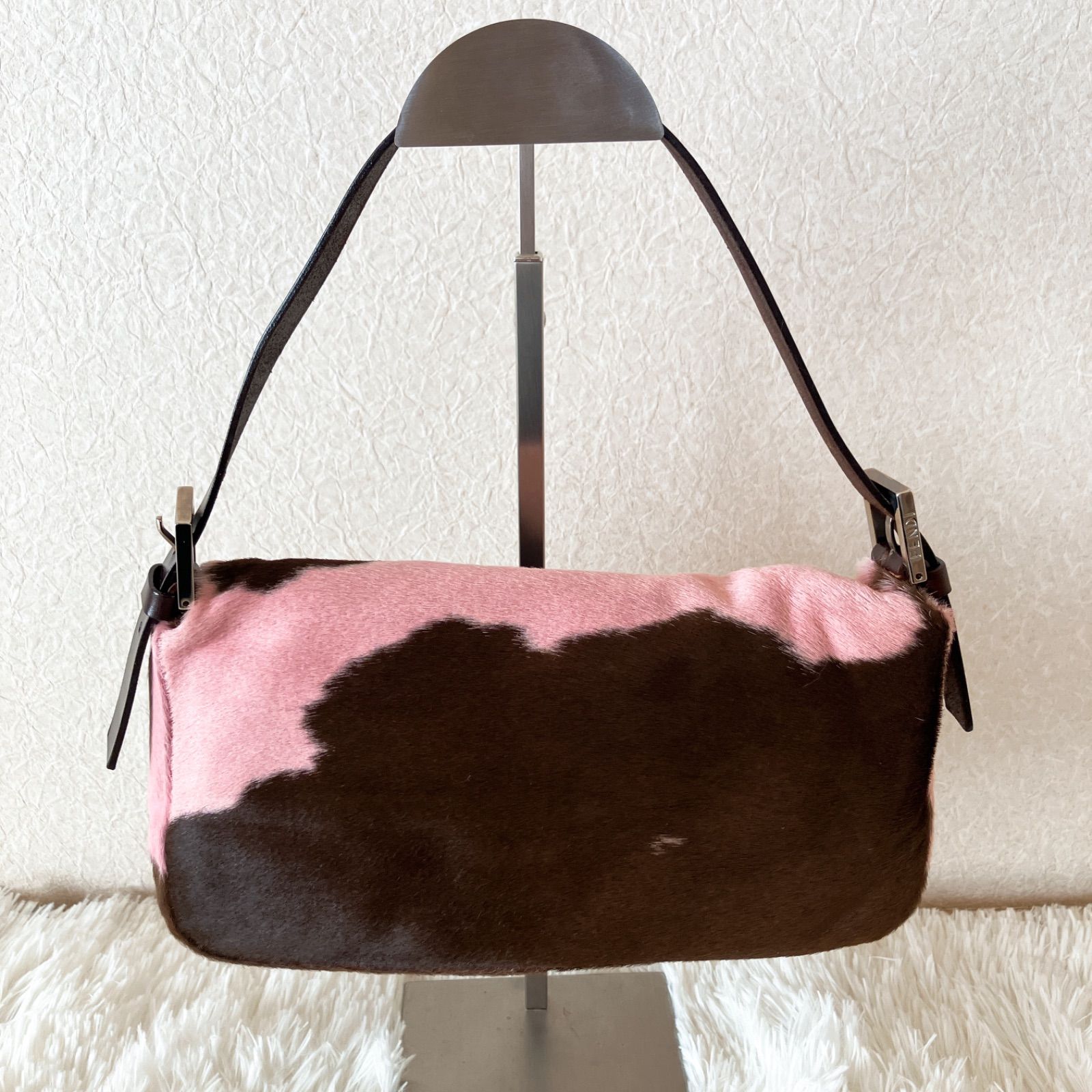 希少・美品】FENDI fendi フェンディ マンマバゲット マンマバケット