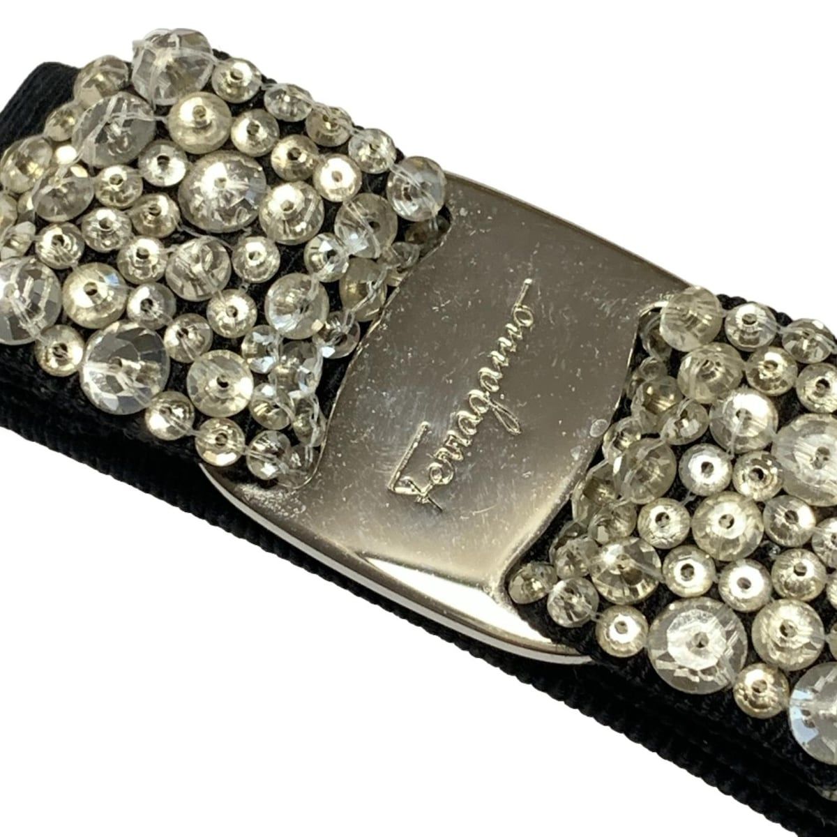 FERRAGAMO/SalvatoreFerragamo(サルバトーレフェラガモ) バレッタ - 黒