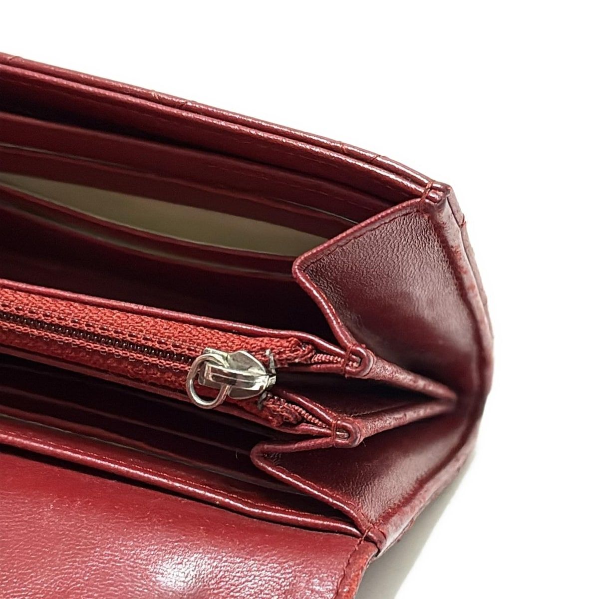 CHANEL(シャネル) 長財布 マトラッセ ボルドー シルバー金具