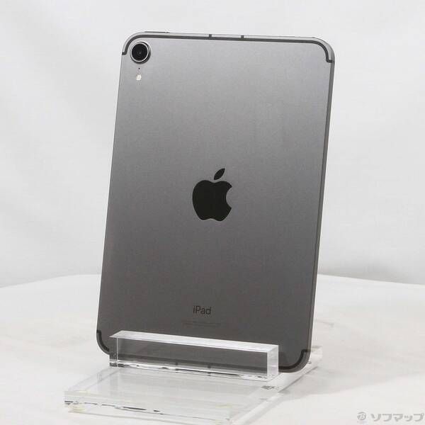 美品 Apple iPad Mini 第6世代 スペースグレー MK893J/A 中古品〕 iPad mini 第6世代 64GB スペースグレイ MK893J／A docomo
