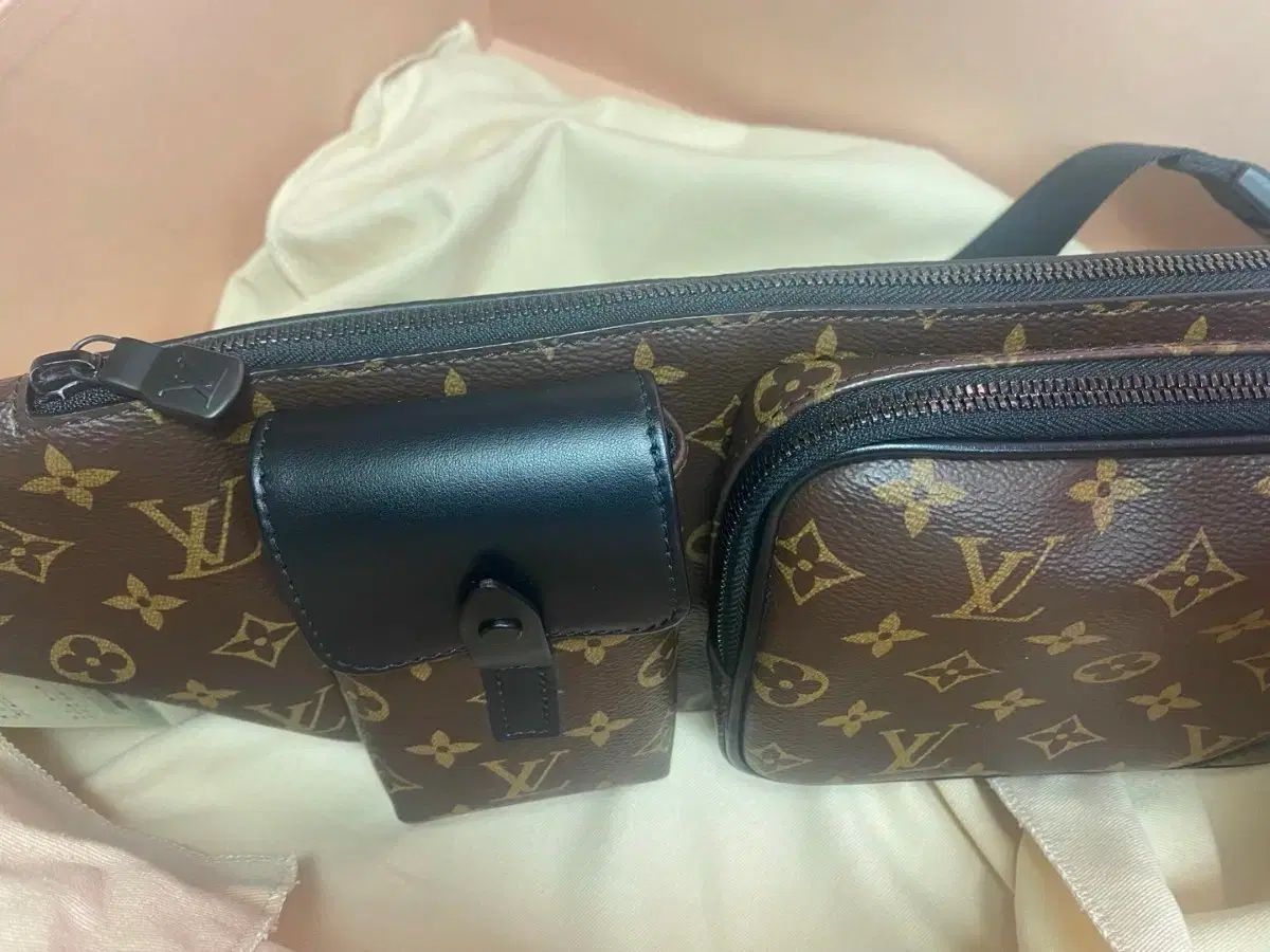 未使用　LOUIS VUITTON クリストファー　バムバッグ　マカサー　LV LOUIS VUITTON（ルイ・ヴィトン） ルイ ヴィトン ボディバッグ