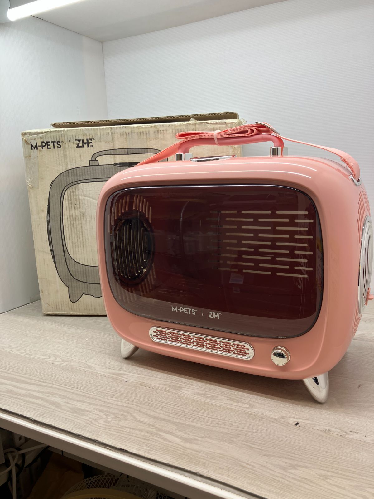 M PETS レトロＴＶ型ショルダーキャリー C 12 85 T