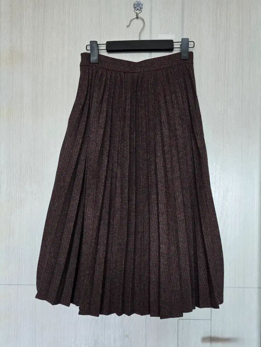 色とりどりのスモールチェック柄 ウールブレンド