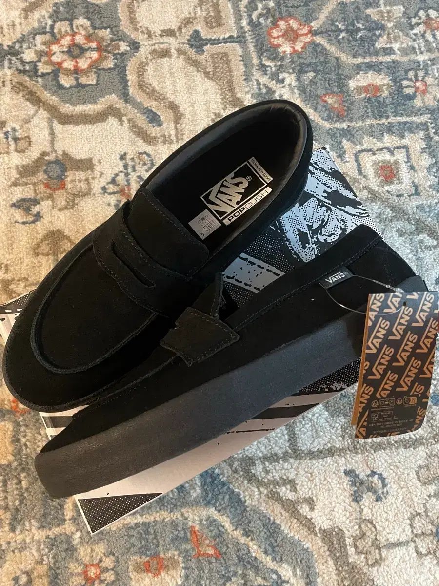 VANS スケート ローファー スウェード ブラック 270