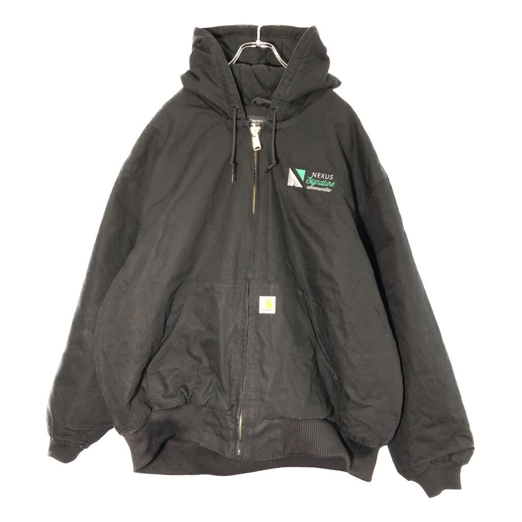 Carhartt カーハート アクティブジャケット ダックワークジャケット 大きいサイズ ブラック メンズ 3 XL 古着 V 9487