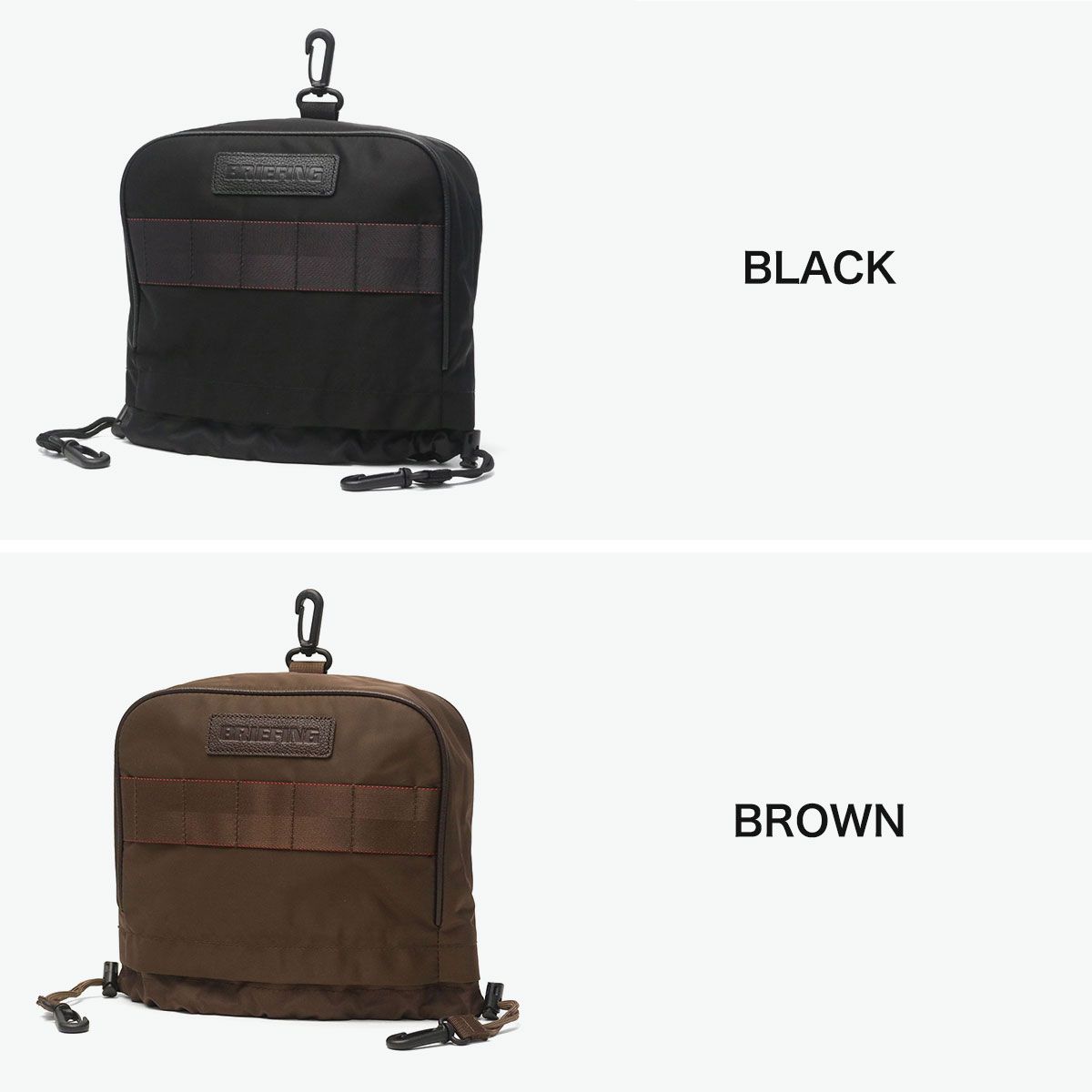 日本 ブリーフィング ゴルフ アイアンカバー おしゃれ GOLF カバー ヘッドカバー ブランド アイアン 軽量 軽い 撥水 ボア HOLIDAY IRON COVER LC HOL