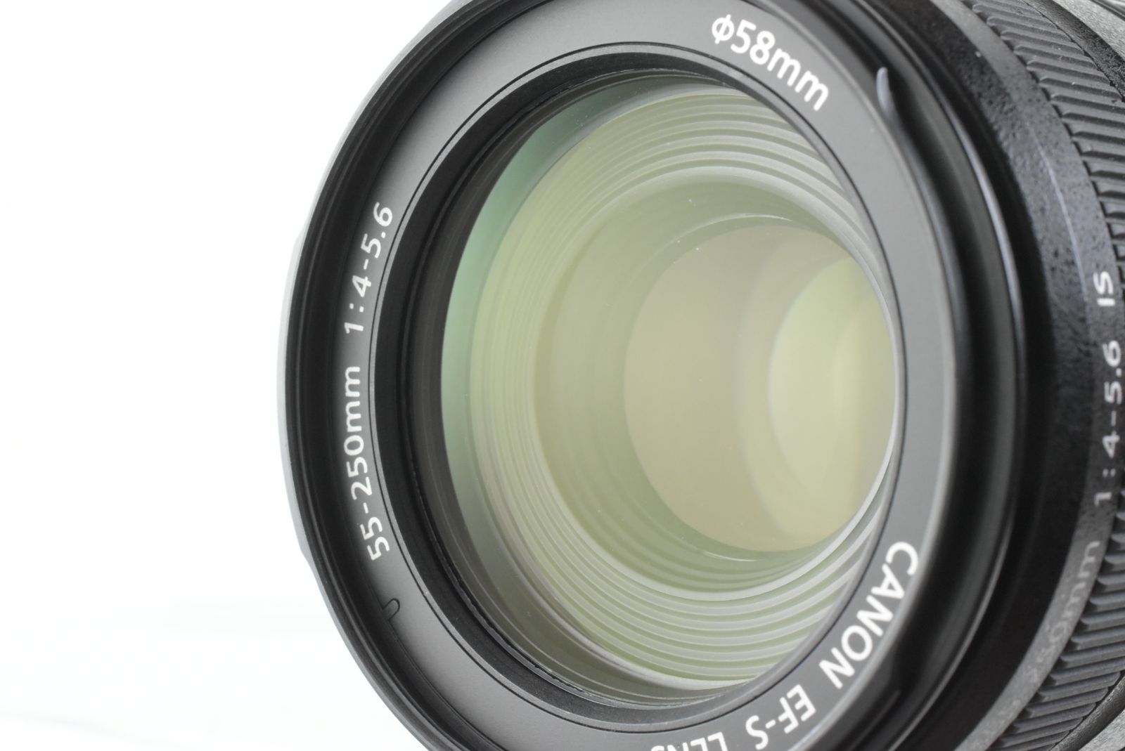 キャノン　レンズ 美品】Canon EF-S 55-250mm f/4-5.6 IS Telephoto Zoom Lens キャノン