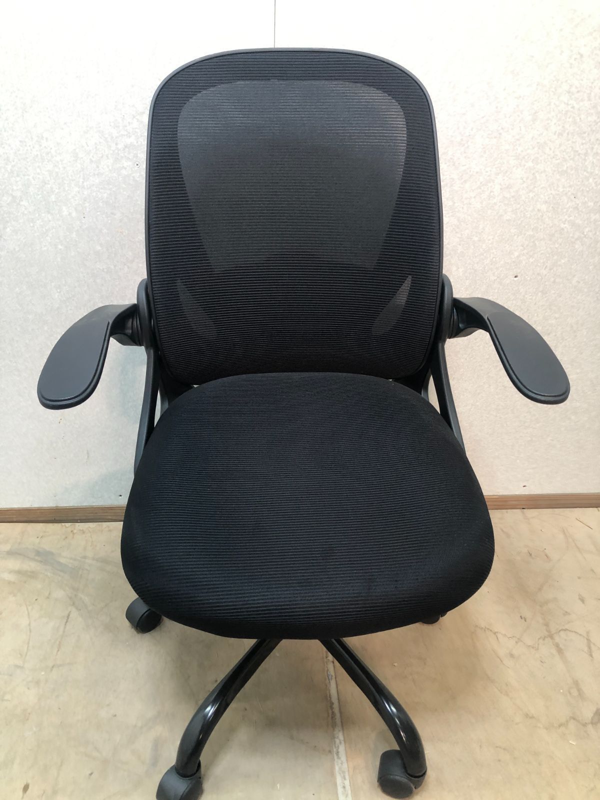 デスクチェア フットリング付き