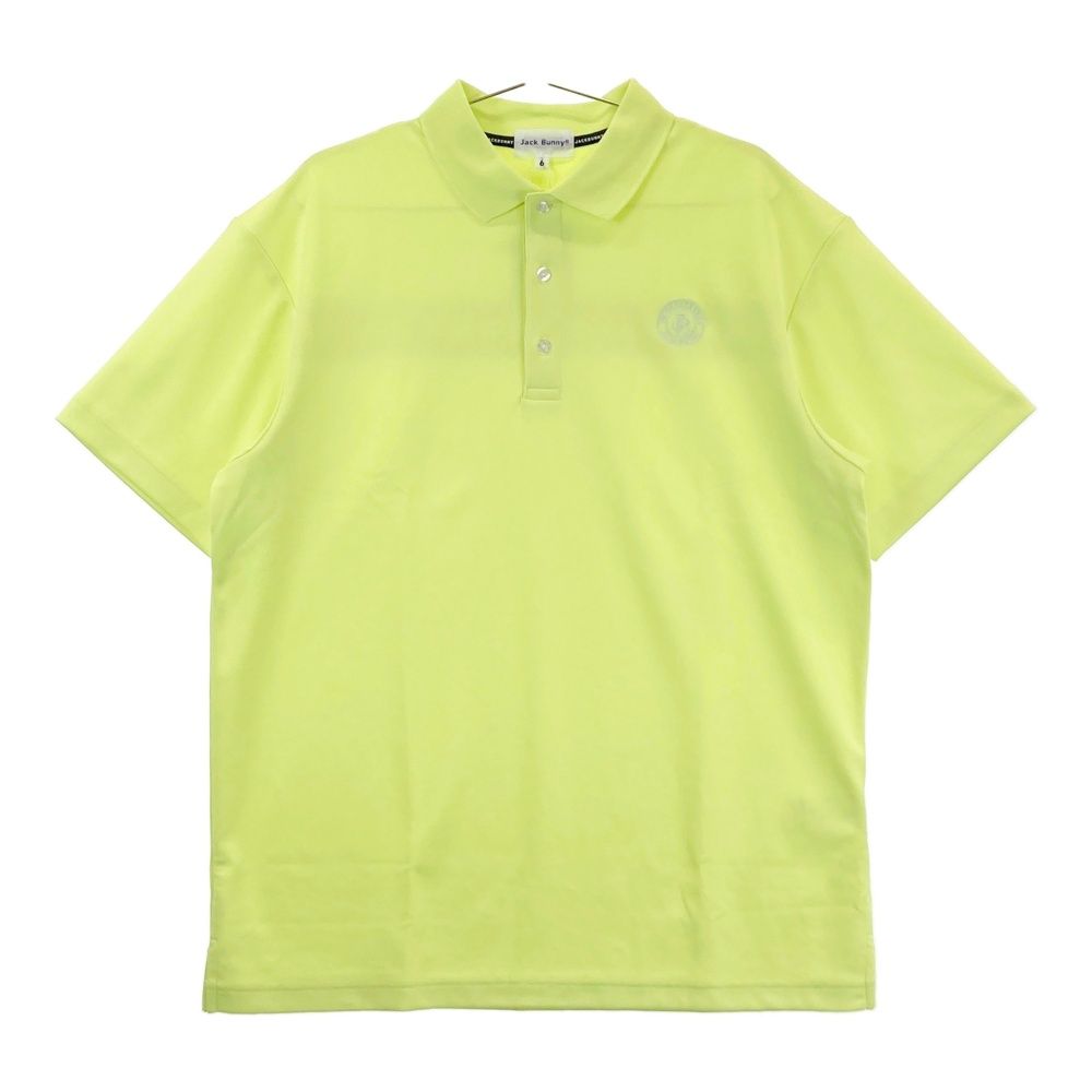 サイズ 6 JACK BUNNY ジャックバニー モデル 半袖ポロシャツ グリーン系 ゴルフウェア メンズ ストスト