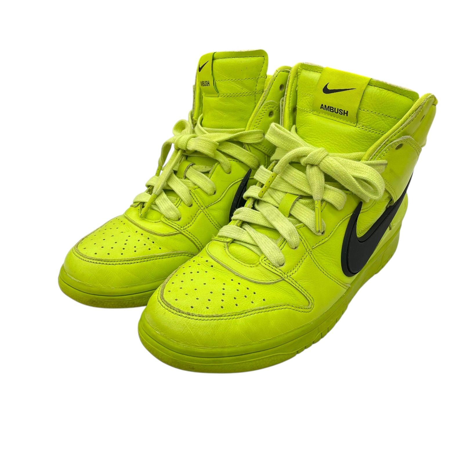 ☆EM1246 NIKE×AMBUSH DUNK HIGH FLASH LIME アンブッシュ ダンク