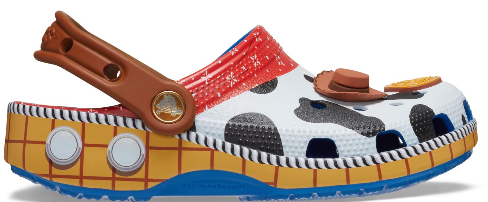  クロックス サンダル トドラーサイズサイズ トイストーリーウッディ クラシッククロッグ キッズ ブルー ジーン 17.5 cm Free Size その他 キッズシューズ