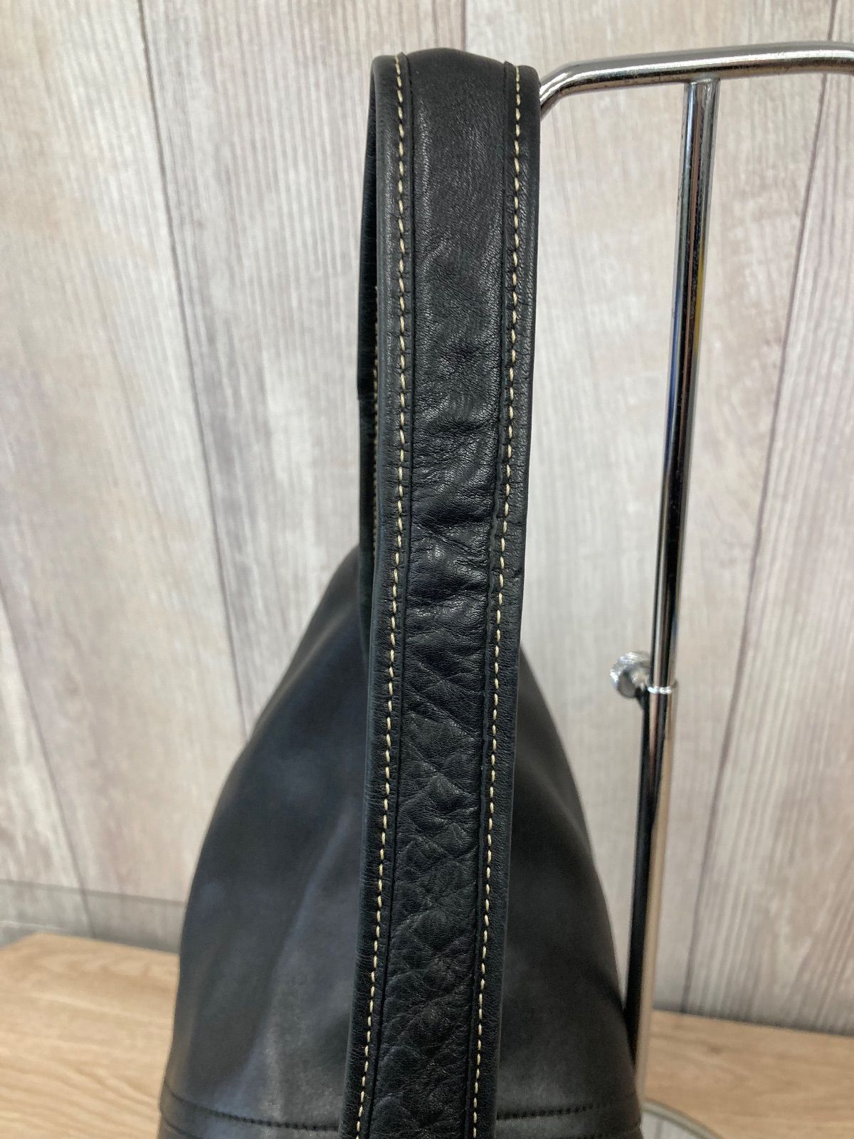 美品 COACH コーチ 9221 ワンショルダーバッグ ホーボー レザー