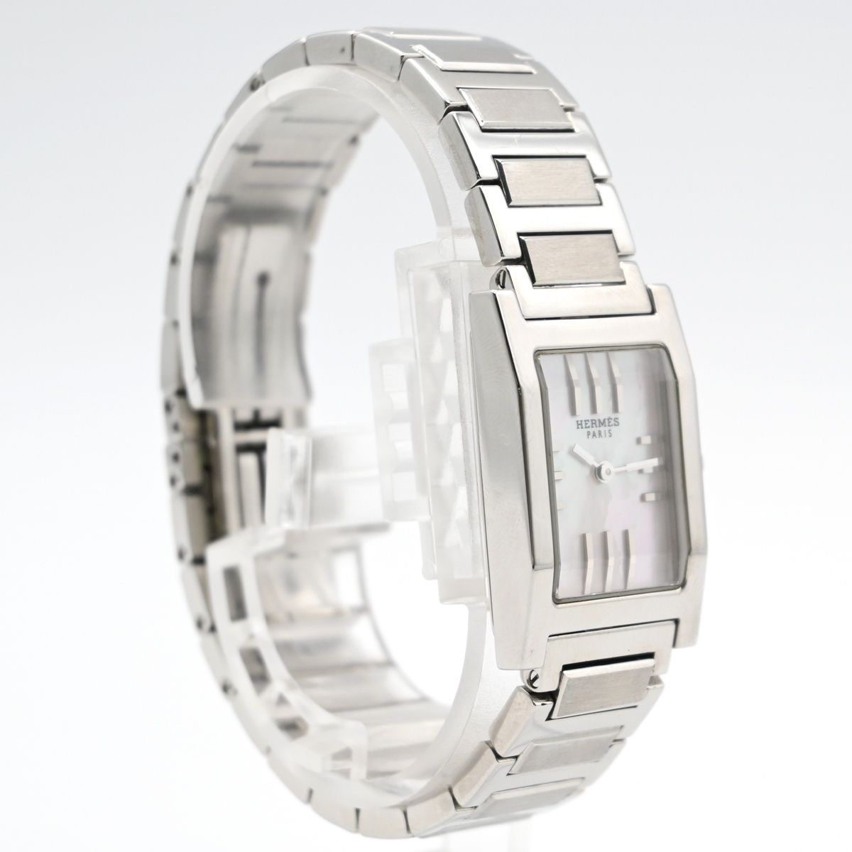 HERMES エルメス TA1.210 タンデム 腕時計 クオーツ ステンレス SS