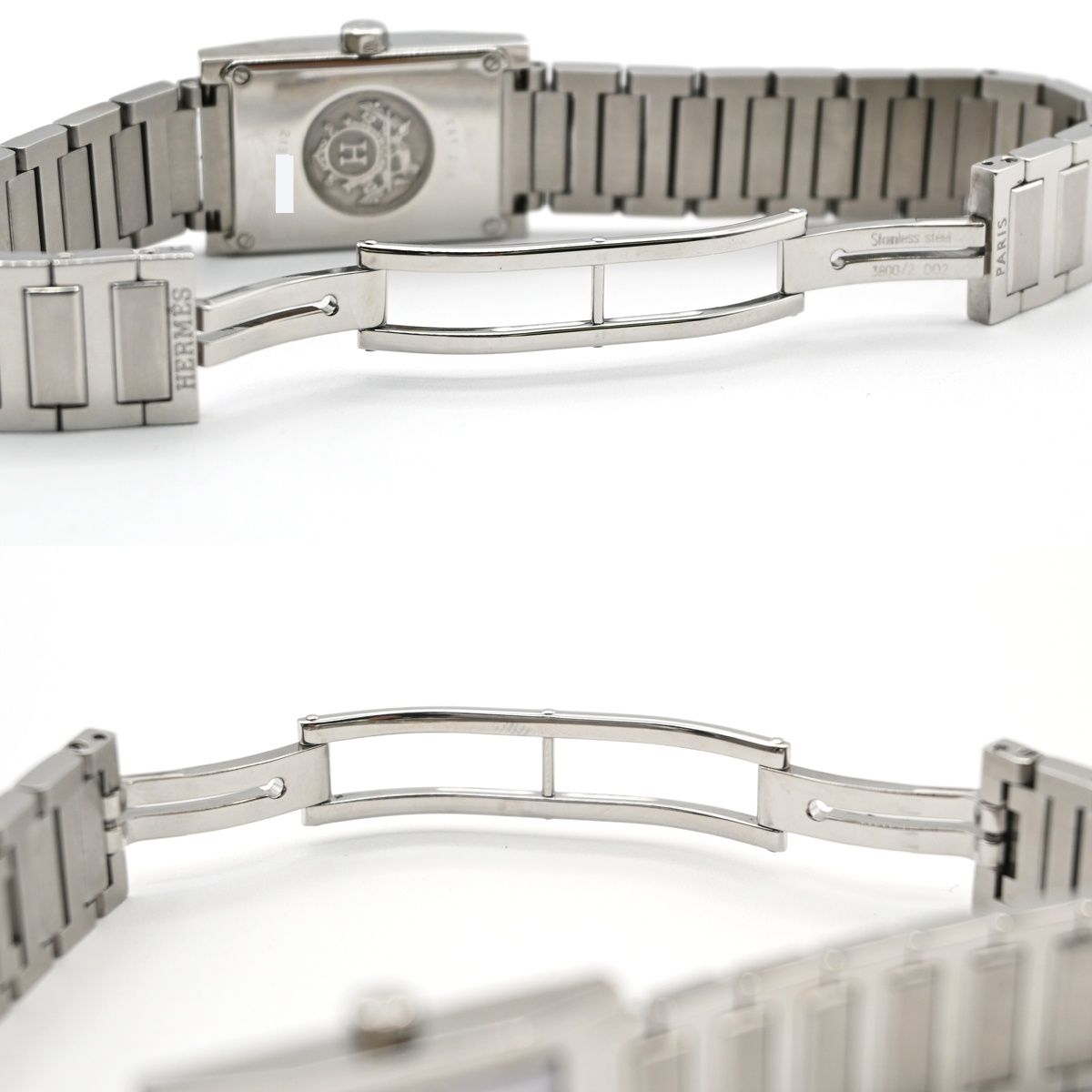 HERMES エルメス TA1.210 タンデム 腕時計 クオーツ ステンレス SS