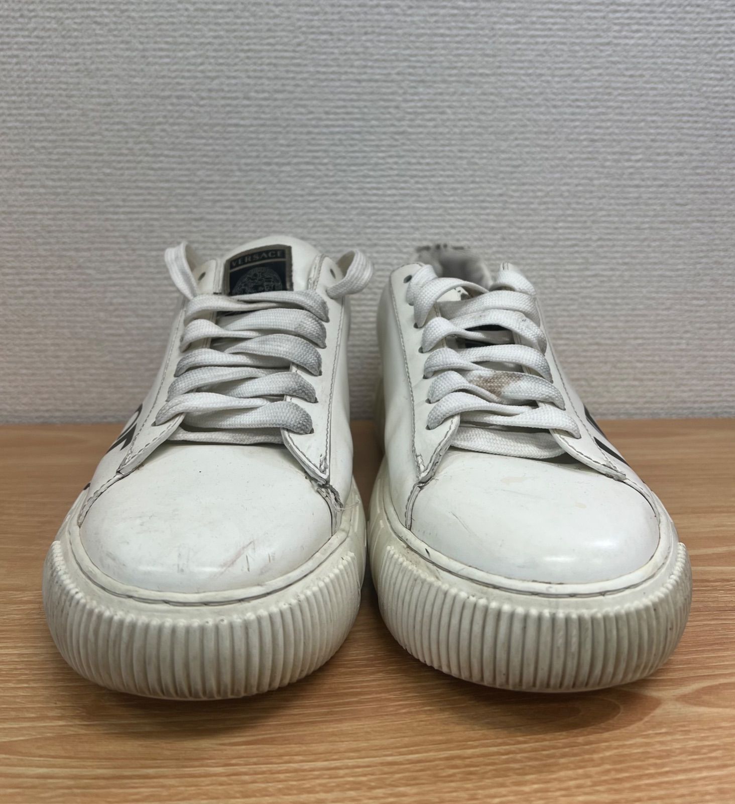 VERSACE ヴェルサーチェ グレカ スニーカー ホワイト