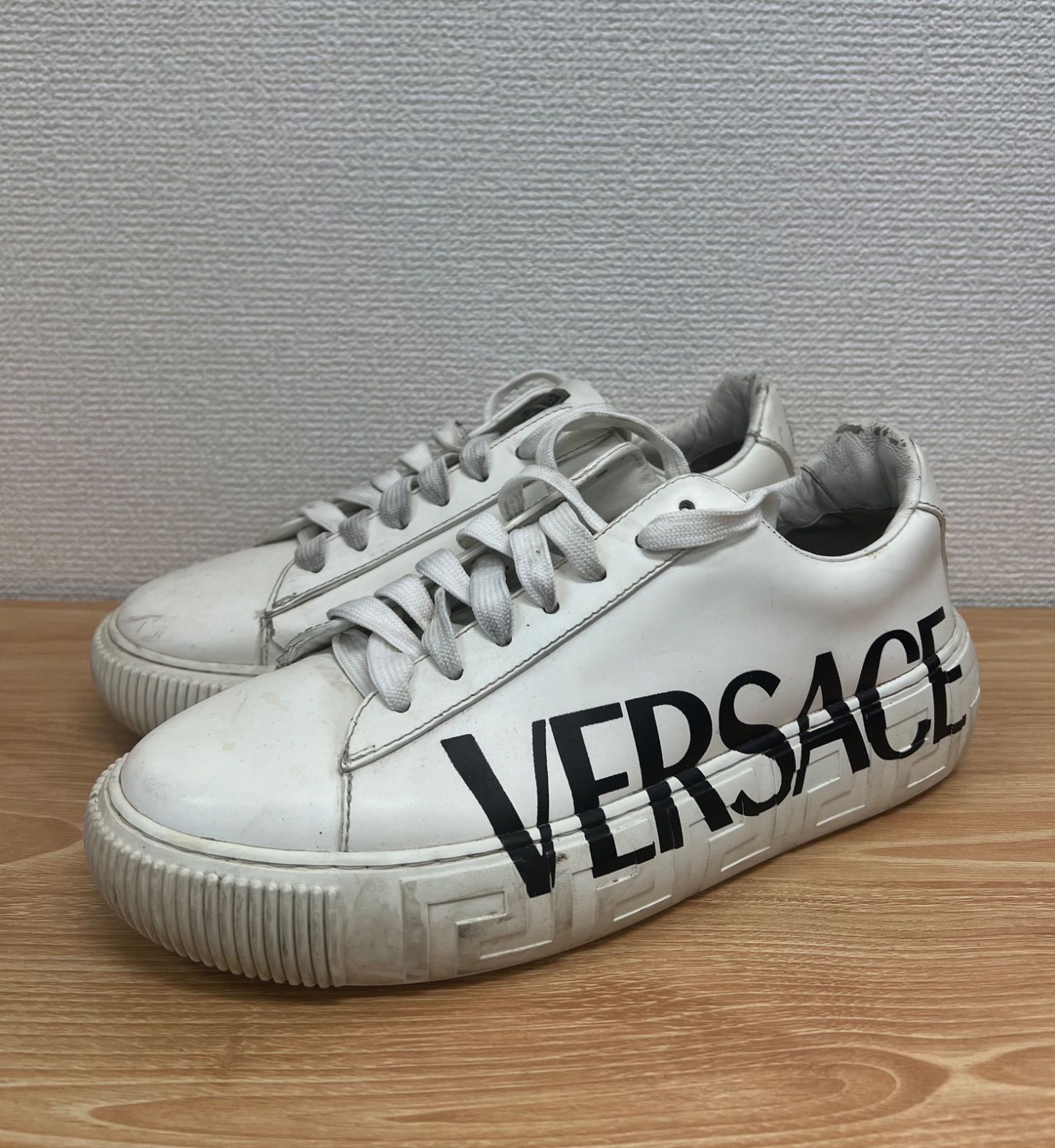 VERSACE ヴェルサーチェ グレカ スニーカー ホワイト