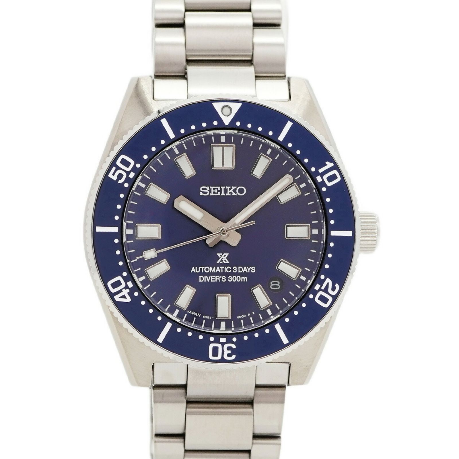 セイコー プロスペックス 6R55-00G0 SBDC195 青文字盤腕時計 メンズ