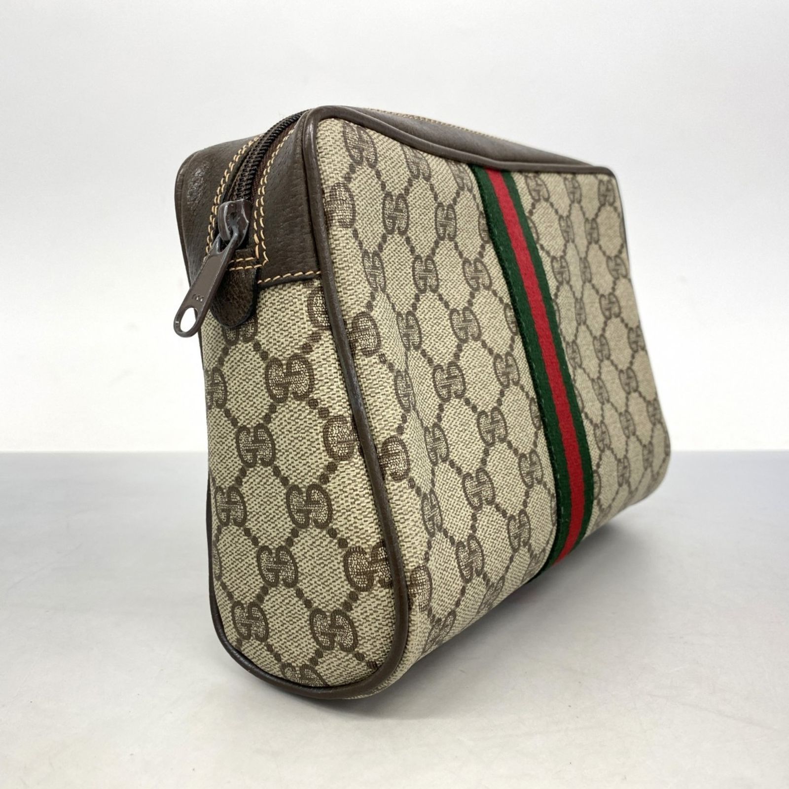 グッチ Gucci バッグ ポーチ GGスプリーム シェリーライン 32 014 3553 ブラウン レディース