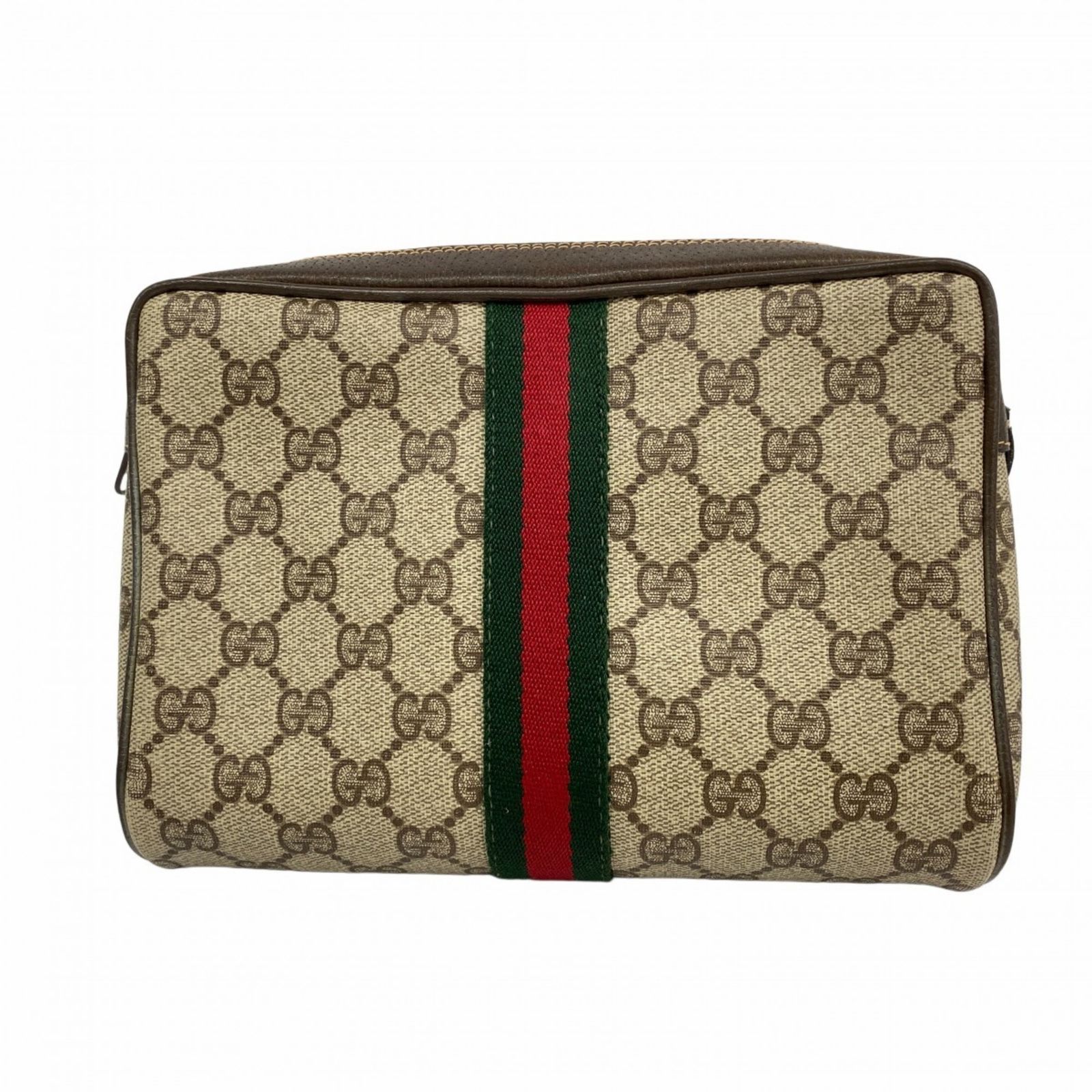 グッチ Gucci バッグ ポーチ GGスプリーム シェリーライン 32 014 3553 ブラウン レディース