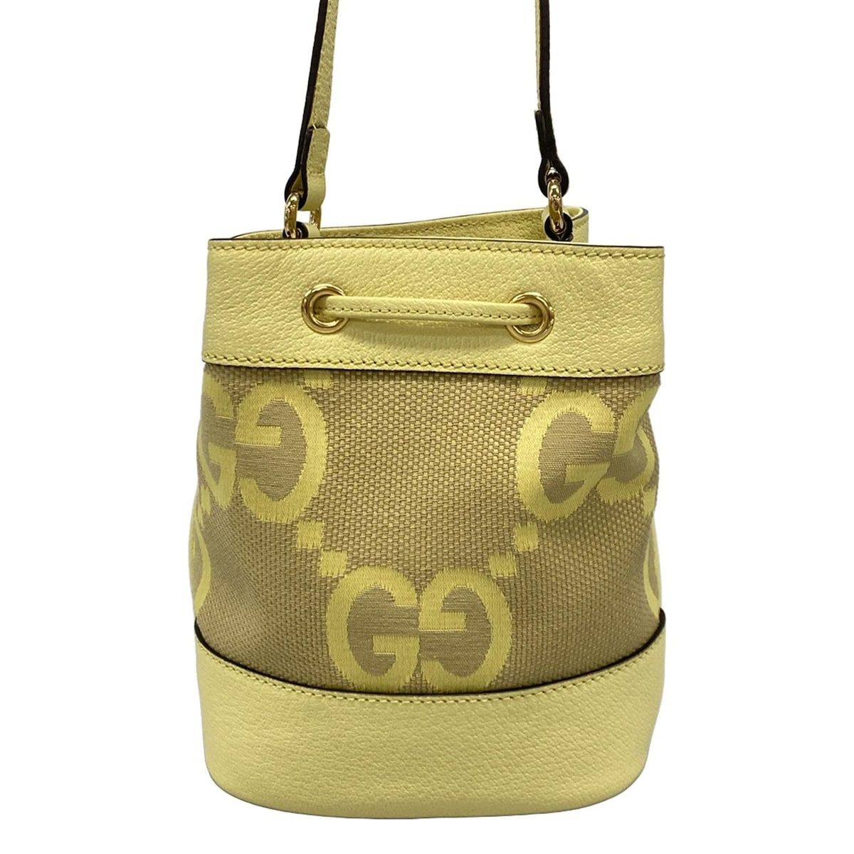 GUCCI(グッチ) ショルダーバッグ美品 ジャンボ GG ミニ バケットバッグ