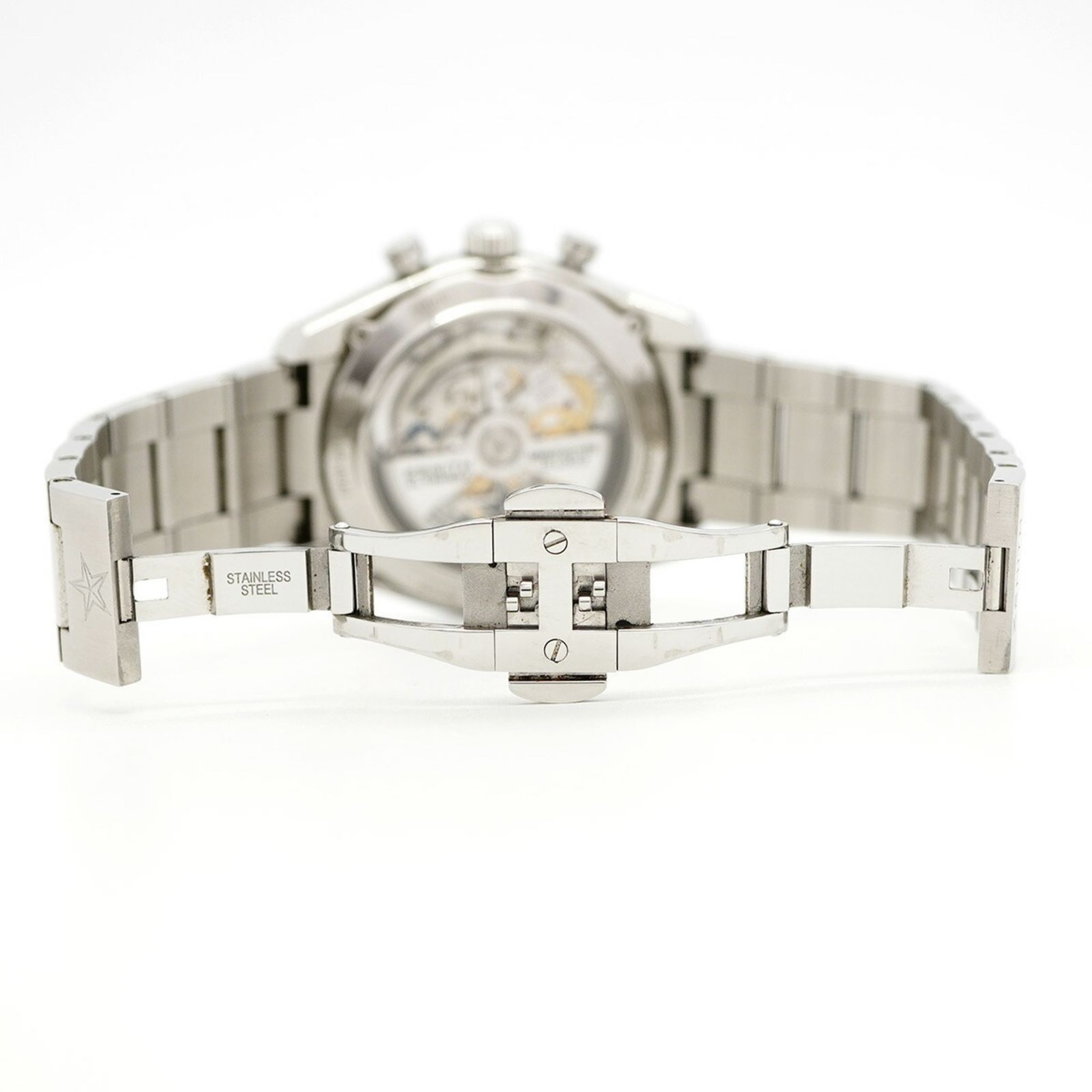 ゼニス クロノマスター 03.2040.4061 シルバー スケルトン文字盤腕時計 メンズ