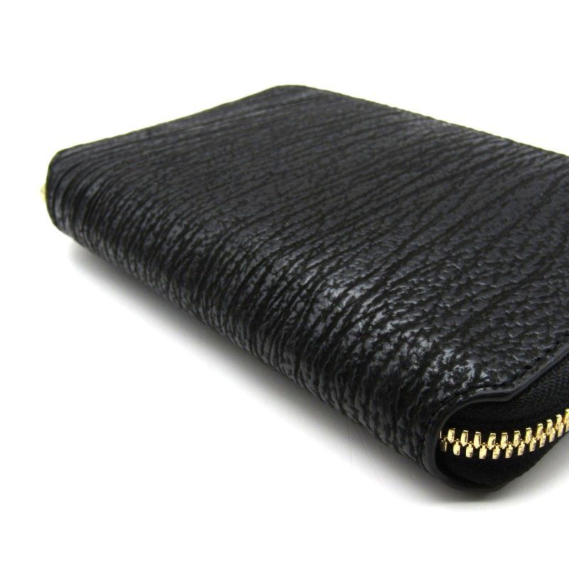 KUBERA クベラ ミドルウォレット 鮫桟革ラウンドファスナー シャーク