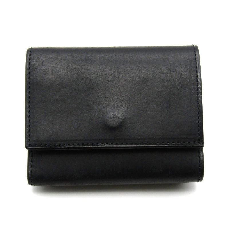 美品 lemma レンマ 三つ折り財布 Recta プエブロ ミニ財布 コンパクト