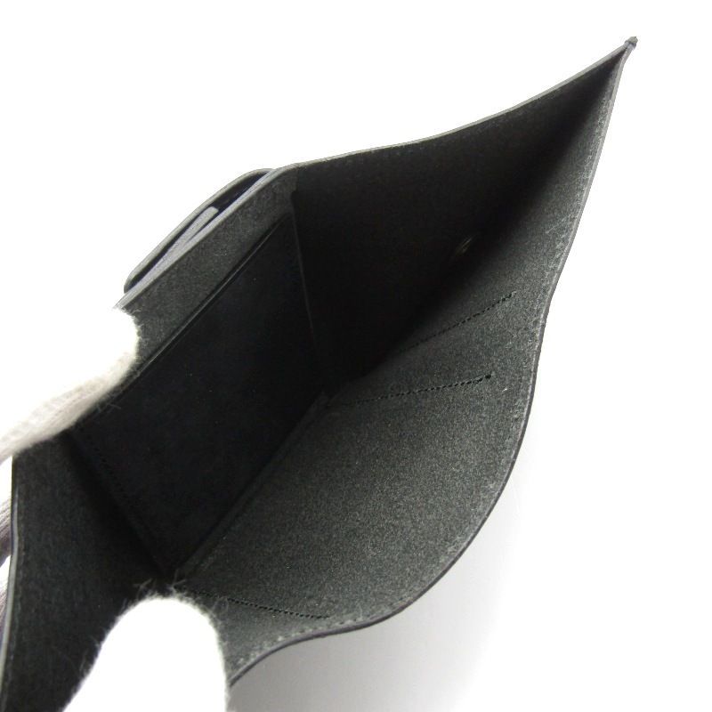  lemma レンマ 三つ折り財布 Recta プエブロ ミニ財布 コンパクトウォレット ブラック 黒 折り財布 小物